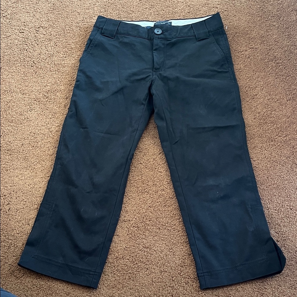 Women's banana republic stretchy cropped Black pants